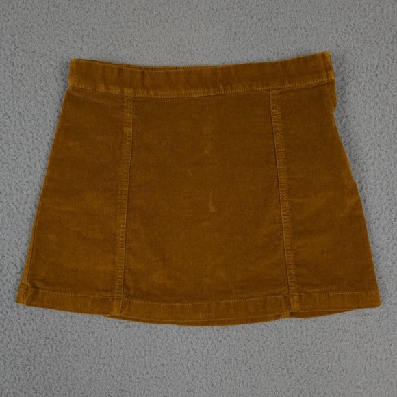 Crewcuts Other - Crewcuts Skirt Girls 8 Brown Corduroy Mini Adjustable Waist Preppy School J Crew